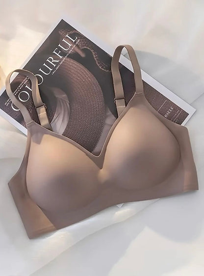 Wireless Jelly Bra - Mauve