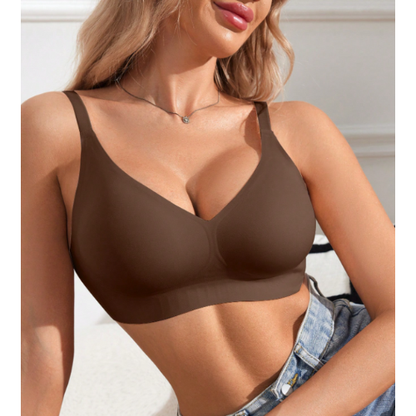 Wireless Jelly Bra - Brown